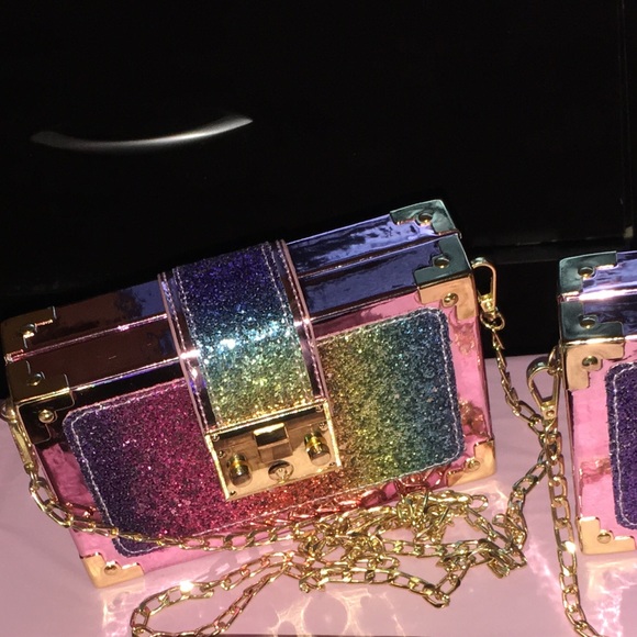 Handbags - GlamourRoyalty pink treasure purse